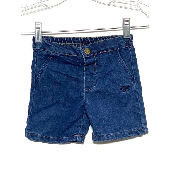 Ecko Unltd Jean Denim Shorts Baby Boys 24 M 24 Months Elastic Back Waist Stretch - Picture 1 of 6